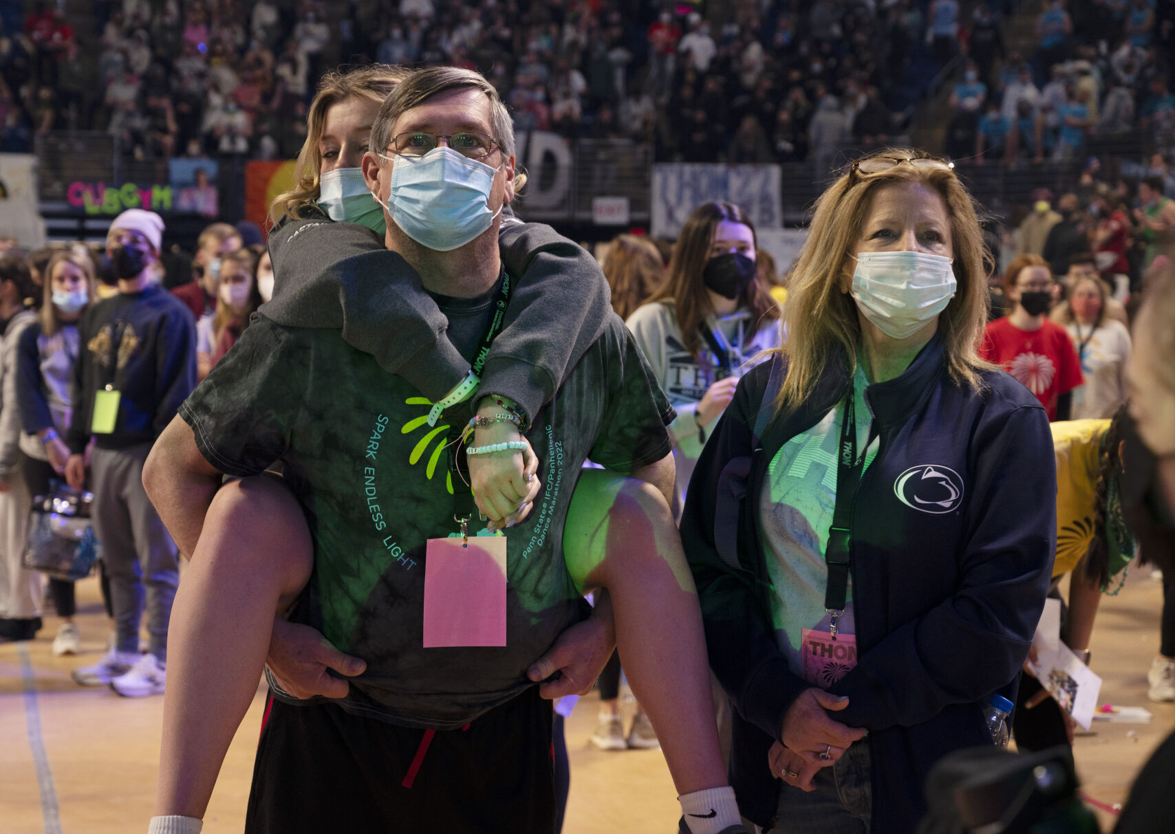 THON 2022, dancer and family